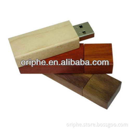 512 gb wood usb with free metal box pack